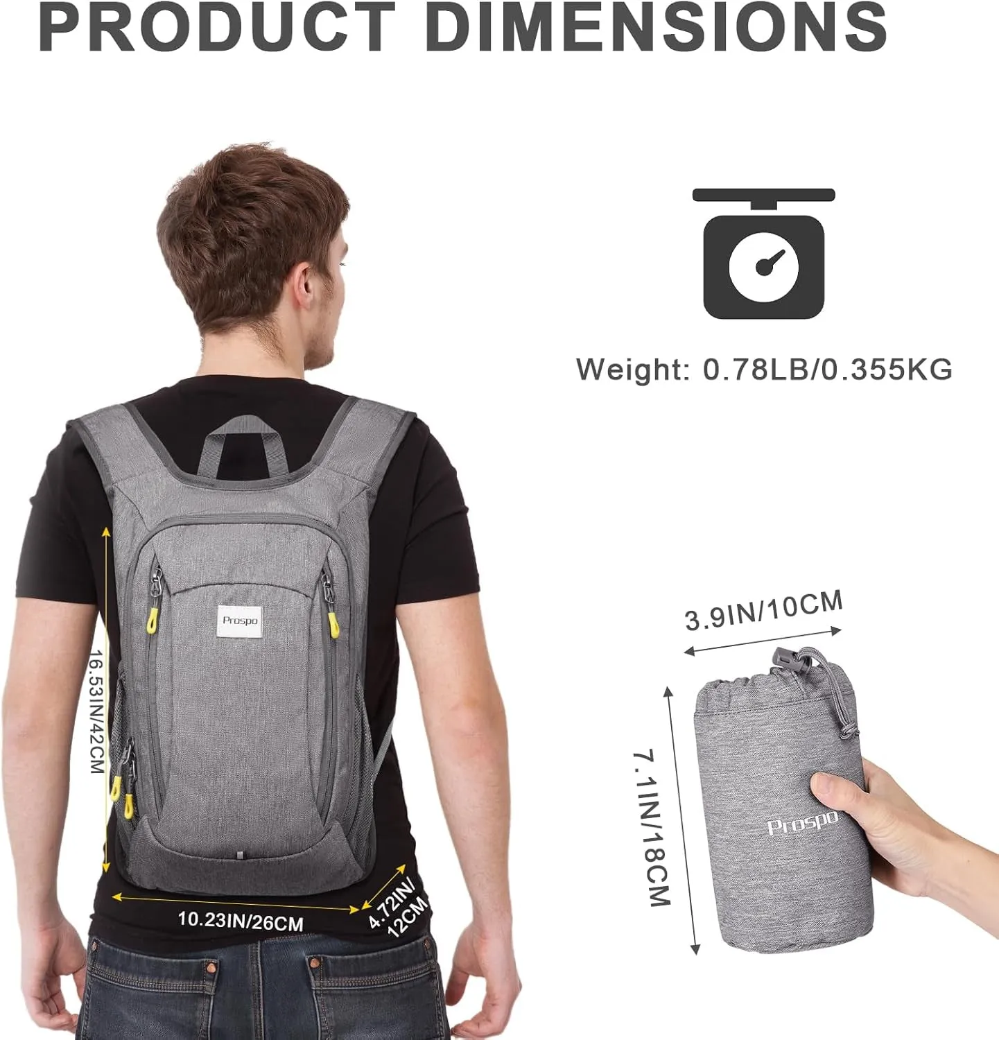 12L Hiking Backpack Small Lightweight Travel Backpack for Women Men Casual Foldable Shoulder Bag