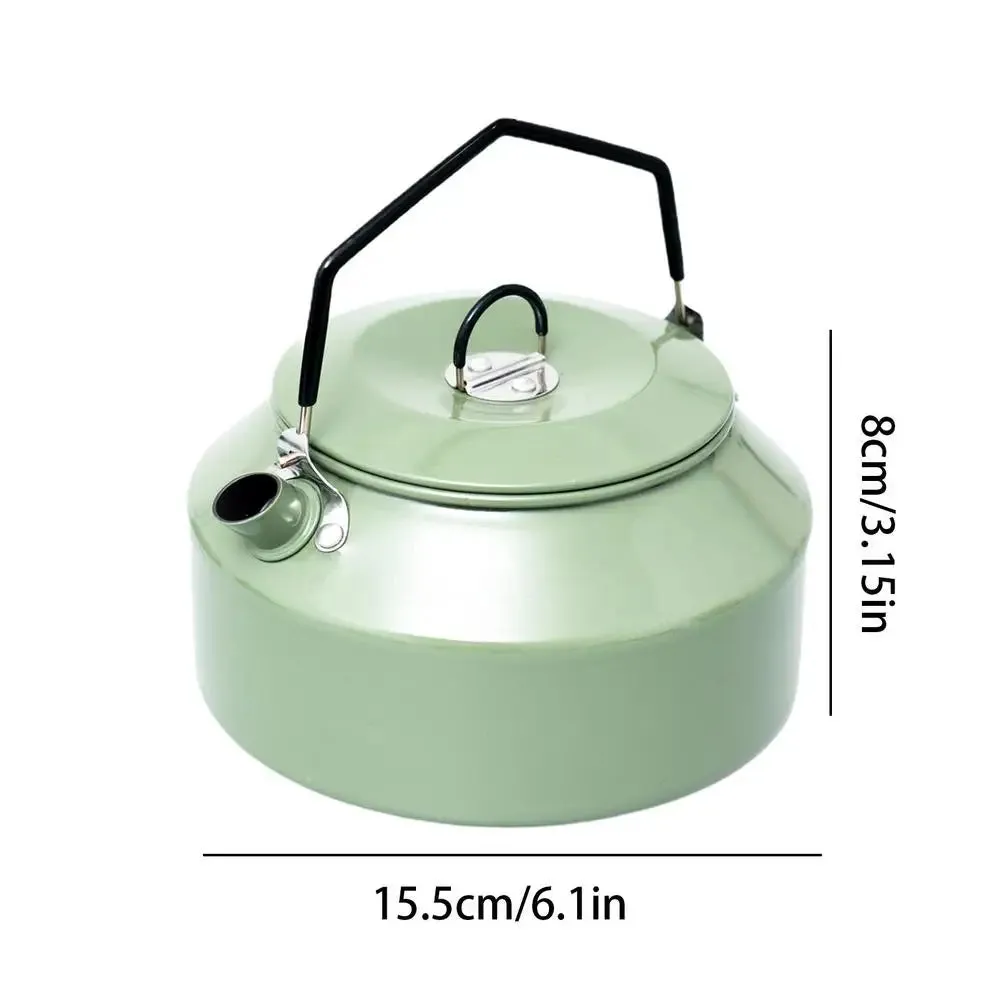 1.35L Camping Water Kettle | Aluminum Alloy Tea Pot for Outdoor Coffee and Tableware | Perfect for Travel, Backpacking, Hiking, and Picnic Supplies
