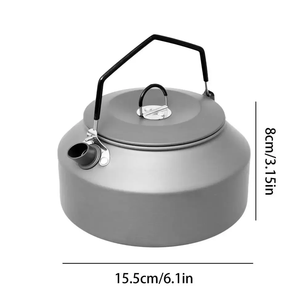 1.35L Camping Water Kettle | Aluminum Alloy Tea Pot for Outdoor Coffee and Tableware | Perfect for Travel, Backpacking, Hiking, and Picnic Supplies