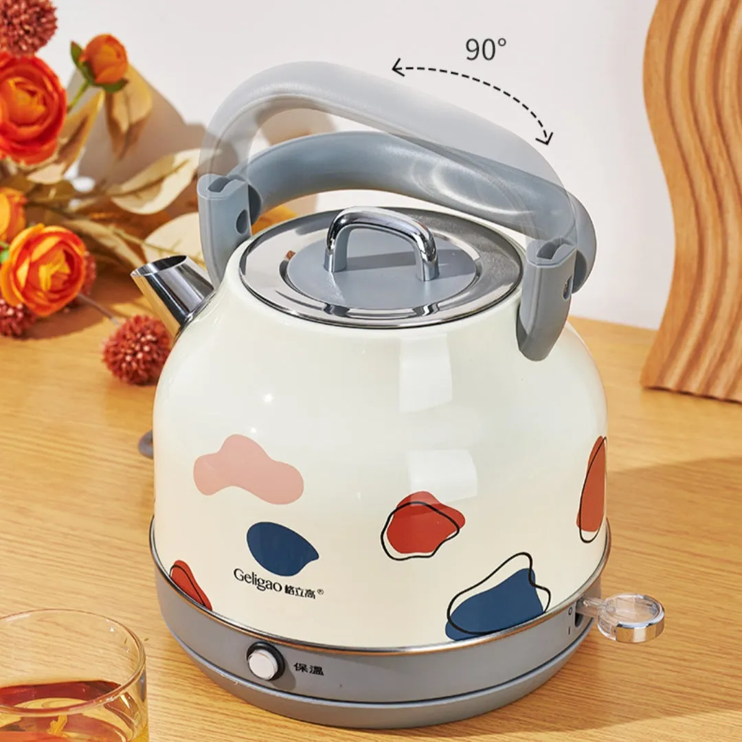 1.8L Electric Kettle with Insulation and Temperature Control - 2025 New Home Stainless Steel Thermos Large Capacity Water Heater