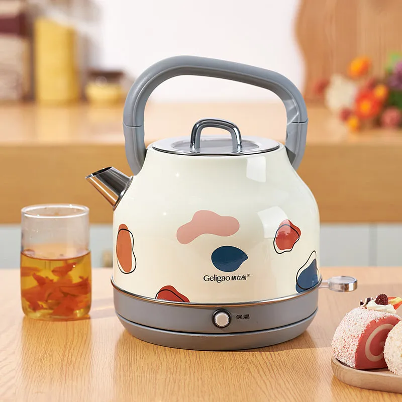1.8L Electric Kettle with Insulation and Temperature Control - 2025 New Home Stainless Steel Thermos Large Capacity Water Heater