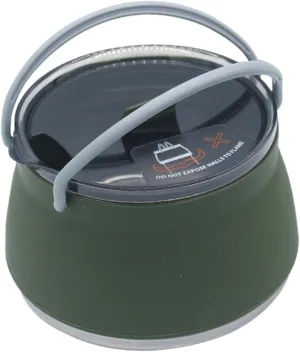 1L Compact Collapsible Cooking Pot Travel Hiking Fishing Picnic Boiling Water Pot Outdoor Supplies
