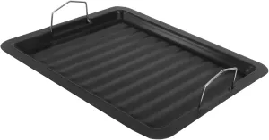 1Pc Non Stick Grilling Pan for Outdoor Bbq Lightweight Household Frying Plate Heat Resistant for Weekend Gatherings and Camping