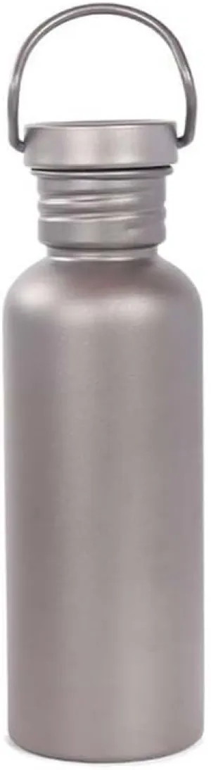 1PC Pure Titanium Outdoor Sports Kettle Camping Mountaineering Travel Cycling Large-capacity Single-layer Water Cup(600ml)