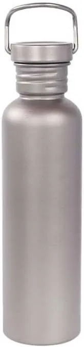 1PC Pure Titanium Outdoor Sports Kettle Camping Riding 430ML Large Capacity Single-layer Water Cup