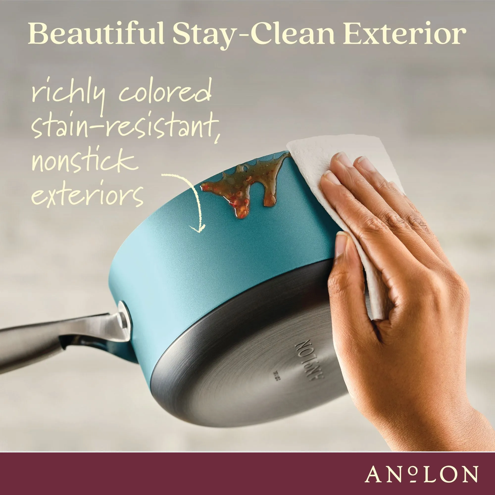 2-Quart Hard Anodized Nonstick Sauce Pan with Lid