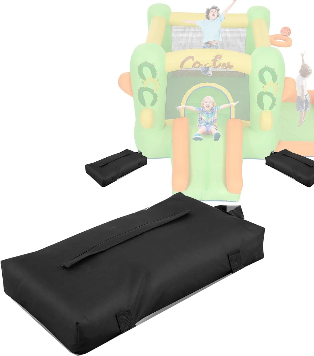 207.7LBS Weight Bag, Sand Bag for Bounce House Kids Bouncy Castle, Water Slides, Canopies and Tents, Holds 200 Pound Capacity, 1 PCS