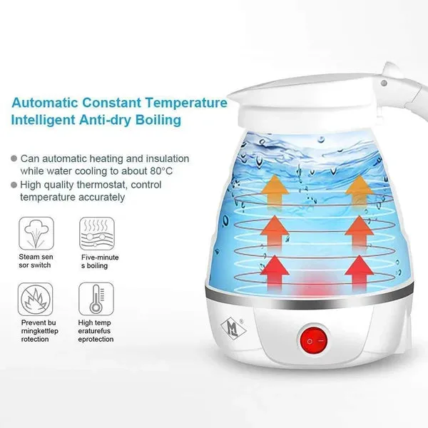 2137 Silicone Foldable Electric Water Kettle