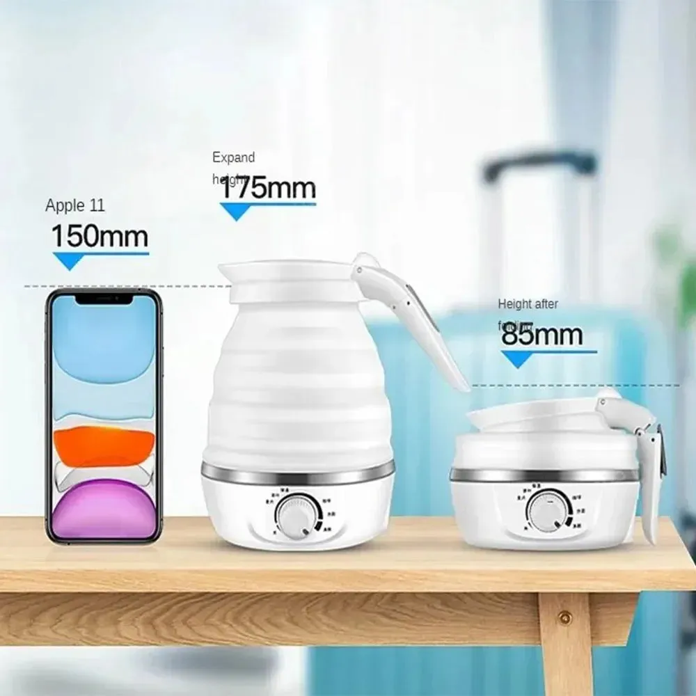 220V 0.6L Foldable Electric Espresso Pots Portable Travel Essentials Kettle Adjust Temperature Coffee Pot Tea Coffeeware Teaware
