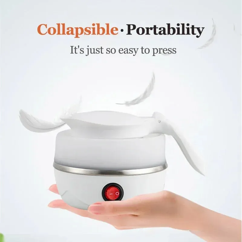 220V 0.6L Foldable Electric Espresso Pots Portable Travel Essentials Kettle Adjust Temperature Coffee Pot Tea Coffeeware Teaware