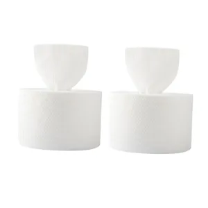 2rolls Cotton Towels of Dry Wet Cleansing Wipes for Makeup Removal Facial Masks Travel and Super Absorbent Towels