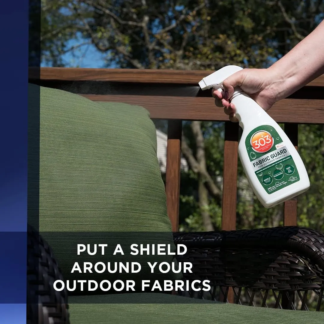 303 Fabric Guard - Restores Water and Stain Repellency To Factory New Levels, Simple and Easy To Use, Manufacturer Recommended, Safe For All Fabrics, 32oz (30606CSR)