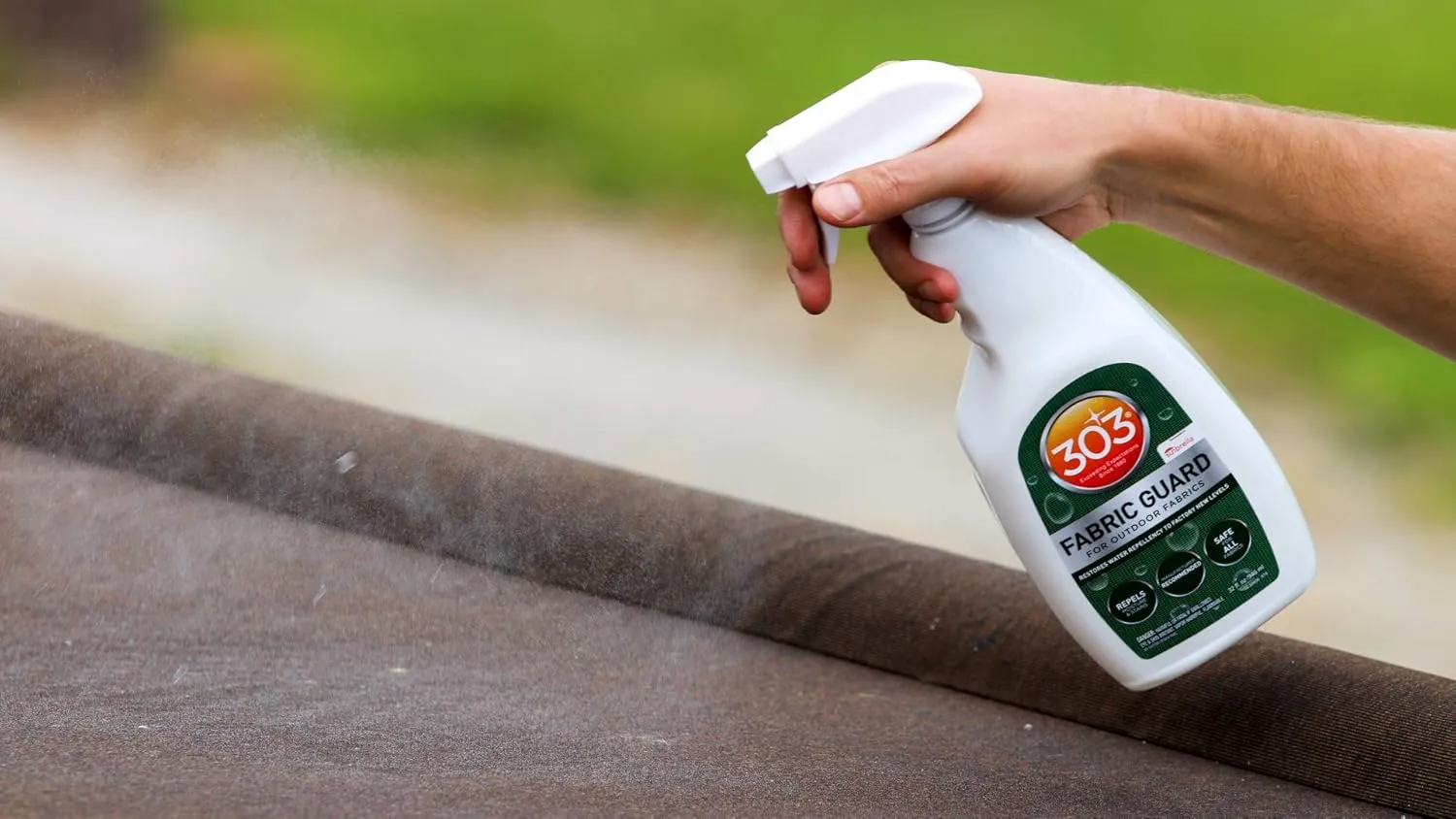 303 Fabric Guard - Restores Water and Stain Repellency To Factory New Levels, Simple and Easy To Use, Manufacturer Recommended, Safe For All Fabrics, 32oz (30606CSR)