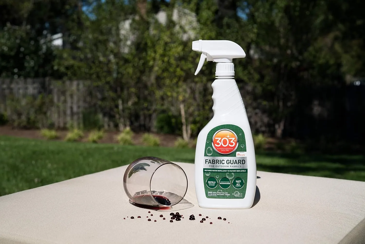 303 Fabric Guard - Restores Water and Stain Repellency To Factory New Levels, Simple and Easy To Use, Manufacturer Recommended, Safe For All Fabrics, 32oz (30606CSR)