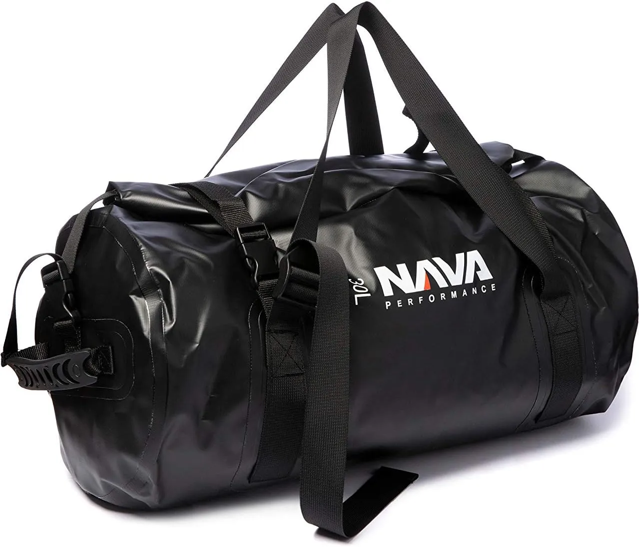 30L 30 Litre Capacity Duffel Bag - Black - Unisex - Heavy Duty PVC and Fabric Bag - 30L Capacity