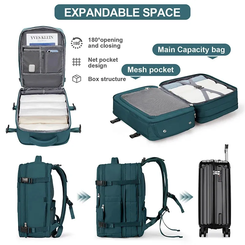 45L Expandable Travel Backpack