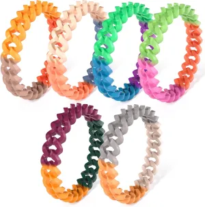 48 Pack Mosquito Repellent Bracelets and 6 Pack Rainbow Mosquito Repellent Bracelets, DEET-Free Insect & Bug Repellent Bands