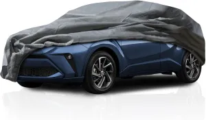 5 Layer Car Cover for Aston Martin DBX 2022-2025 SUV 4-Door, Semi Custom Fit Full Coverage Pollution, Dust, Sun, Snow, Rain, Hail All Weather Protection, Breathable