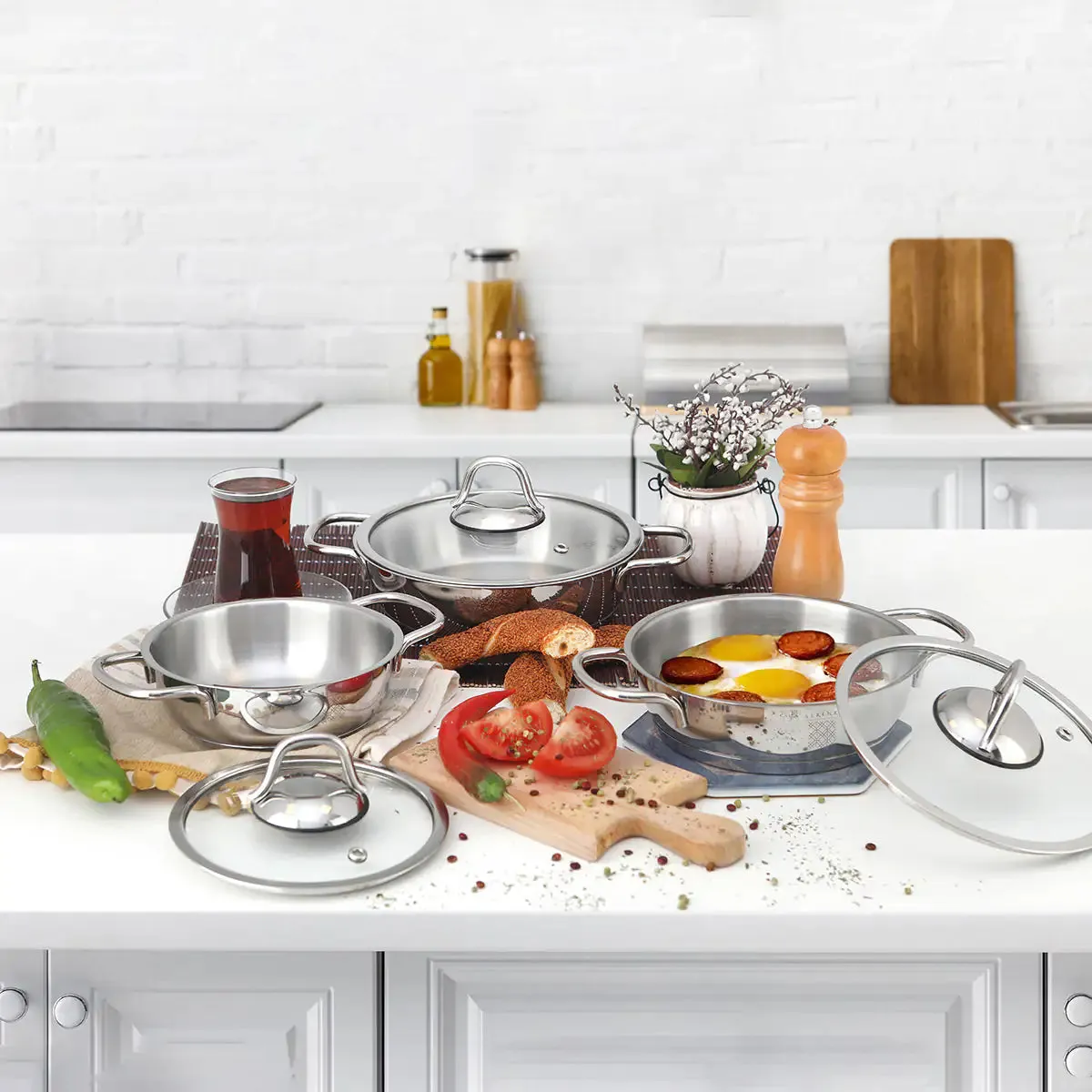 6 Egg Pan Set
