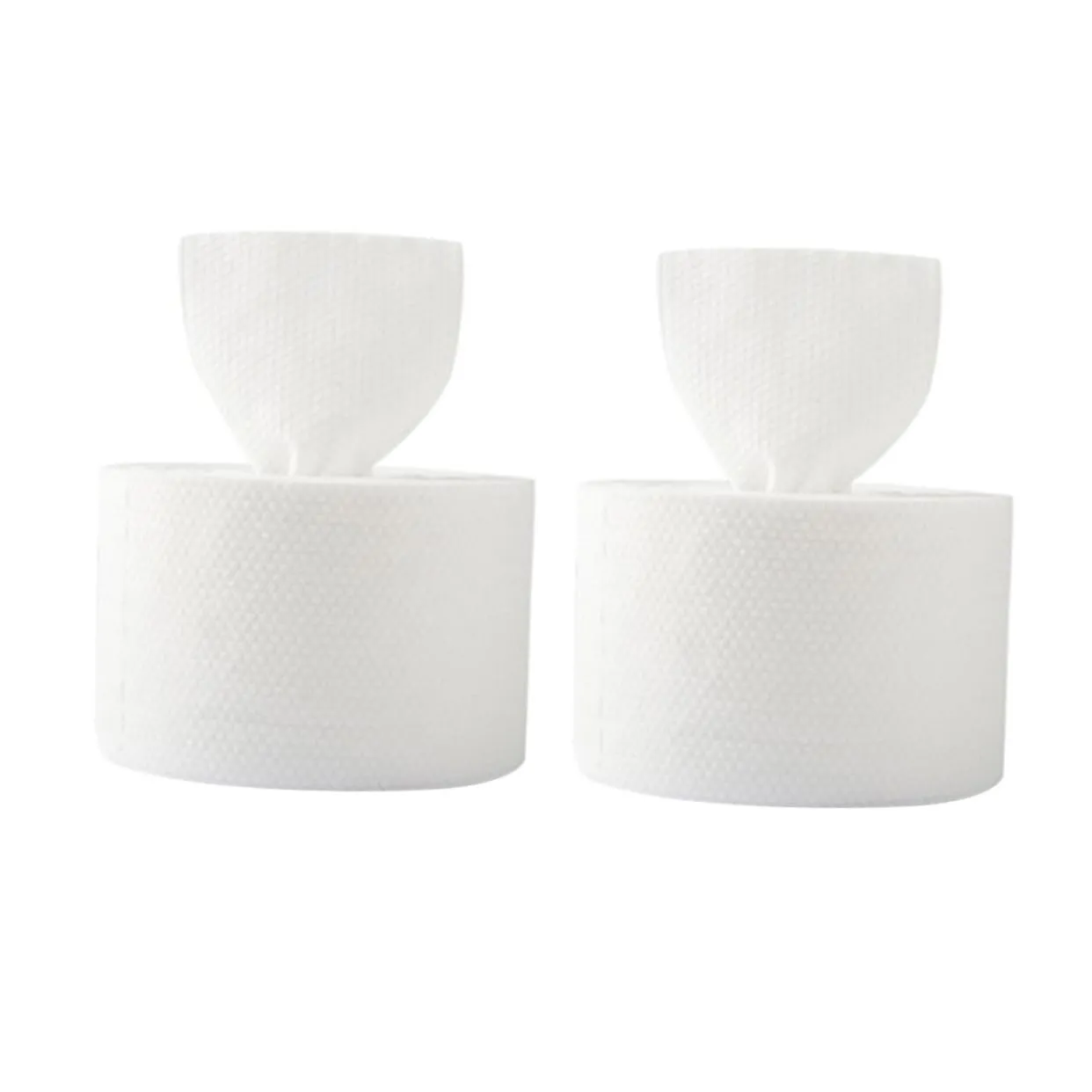 60 Sheets Dry Wet Face Towels Cotton Cleansing Wipes for Makeup Removal for Travel Daily Use