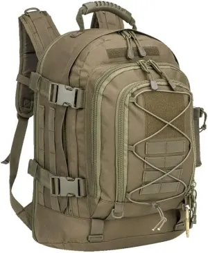 65L Military Tactical Backpack Army Molle Assault Rucksack Men Backpacks Travel Camping Hunting Hiking Bag (camo 1)