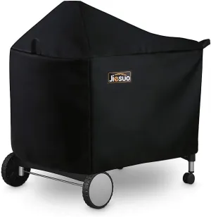 7152 Grill Cover for Weber Performer Deluxe Charcoal: Heavy Duty Waterproof 22 Inch BBQ Cover for Weber Performer Charcoal Grills