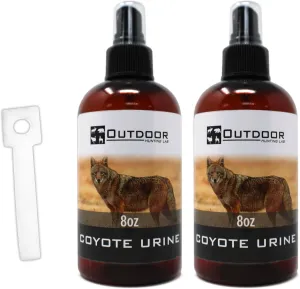 8 oz. Coyote Urine Spray with Scent Wick - Protect Your Home, Lawn and Garden (2 Bottles)