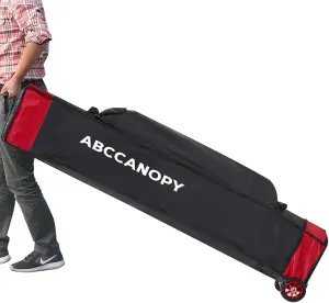 ABCCANOPY Universal 10X15 Pop up Canopy Tent Roller Bag, Black