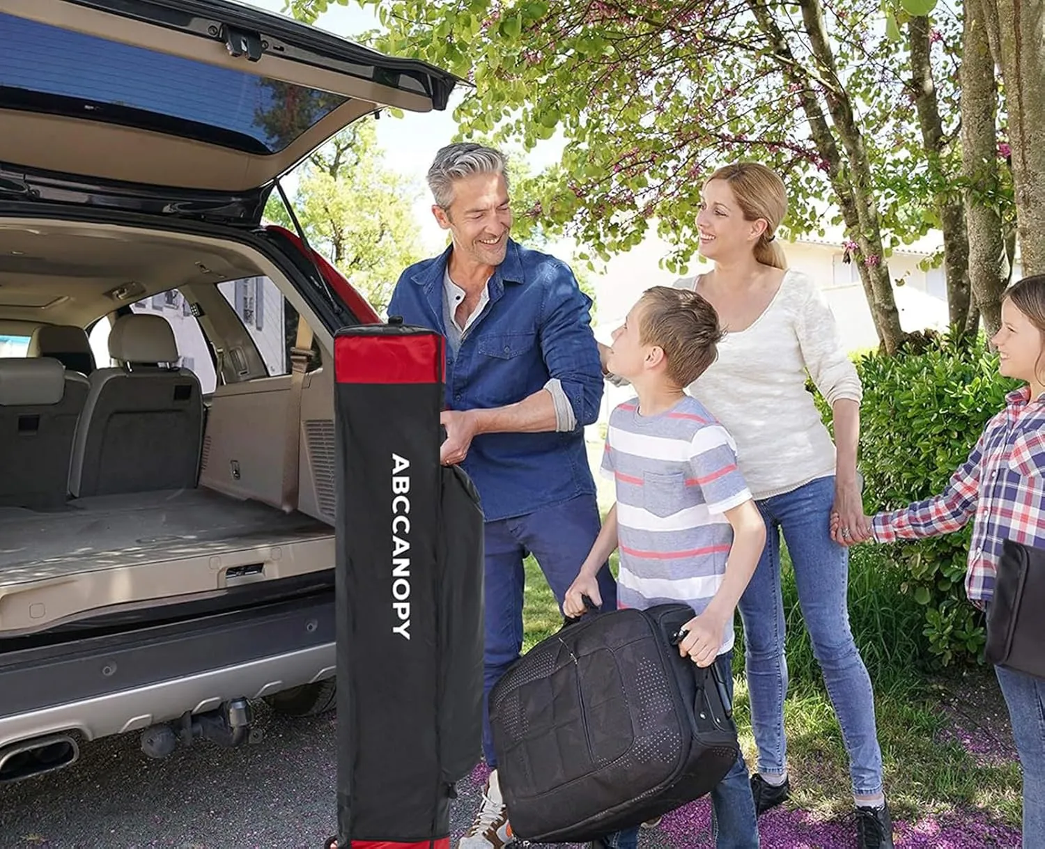 ABCCANOPY Universal 10X15 Pop up Canopy Tent Roller Bag, Black