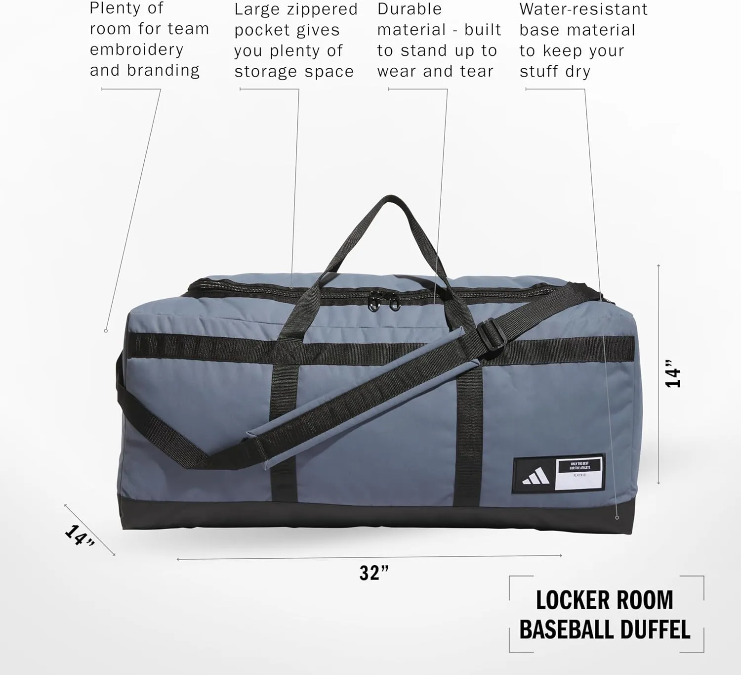 adidas Locker Room Baseball Duffel Bag
