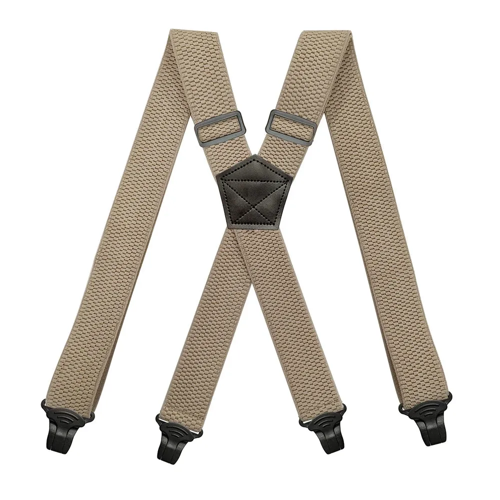 Adjustable X-Back Heavy Duty Men's Suspenders