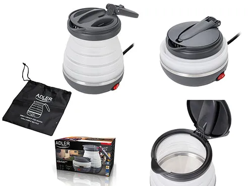 ADLER TOURIST SILICONE KETTLE 0.6L UK