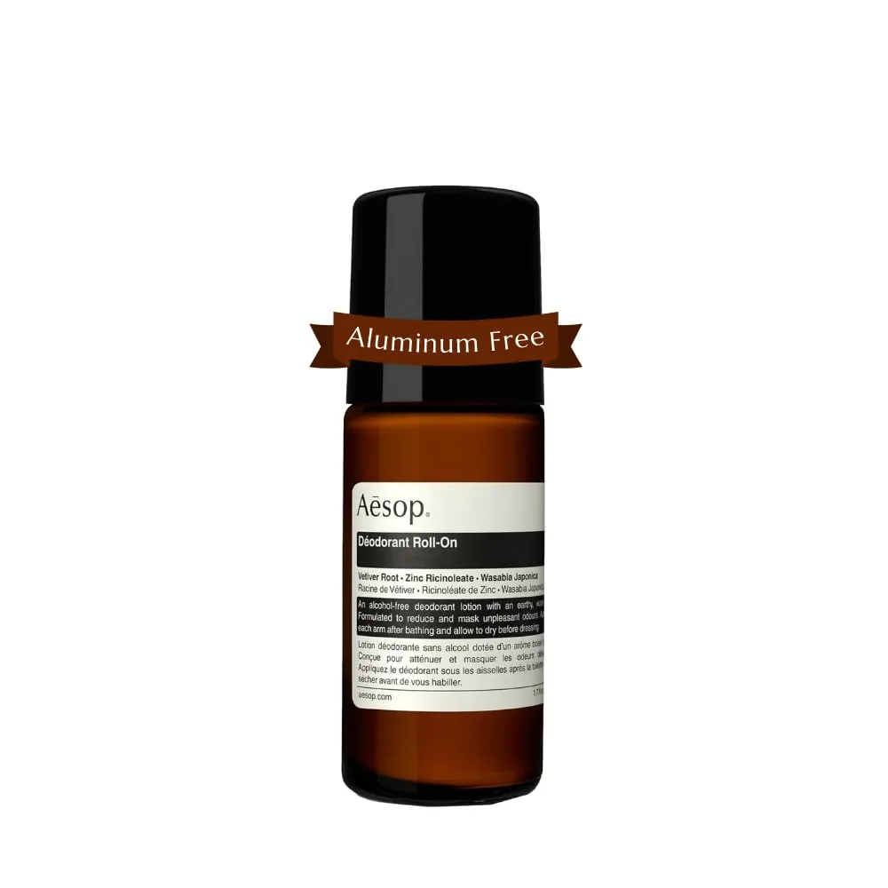 Aesop Roll On Deodorant | Alcohol & Aluminum Free | Reduce and Mask Unpleasant Odors | Woody, Herbaceous, Earthy | 1.6 oz / 50 mL