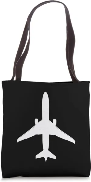 Airline Commercial Pilot Off Duty Jet Airplane Tote Bag