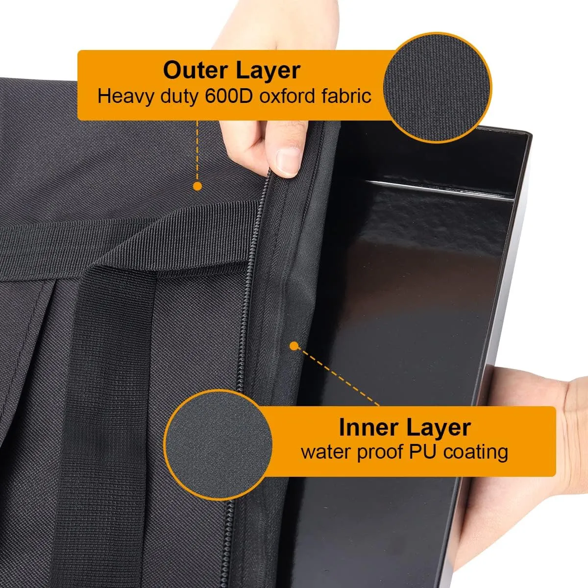 AjinTeby Griddle Carry Bag for Camp Chef Stove Grills - Fits 14-Inch Griddles, Heavy Duty Zipper Bag