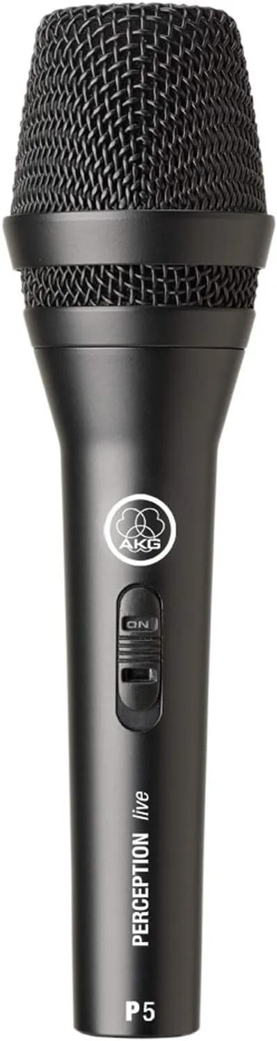 AKG Pro Audio Handheld Wireless Microphone, XLR, Black (3100H00120)