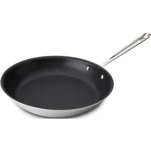 All-Clad, 4112 NS R2, Stainless Steel, 12" Stainless Steel Nonstick Fry Pan, 3-Ply Bonded Construction
