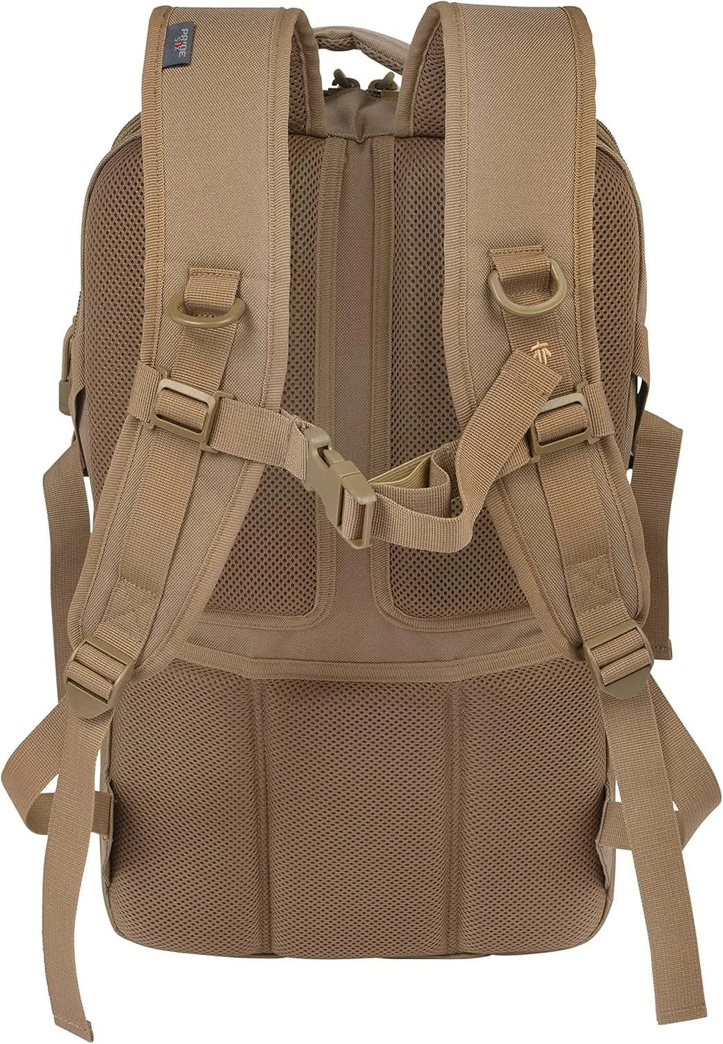 Allen Company Tac-Six Trench Tactical Expandable Backpack, Customizable Die-Cut MOLLE System, with Padded Laptop Sleeve, 11 L x 6 W x 19 H inches, 1254 cu.in. (20.6 liters), Coyote Brown, one Size