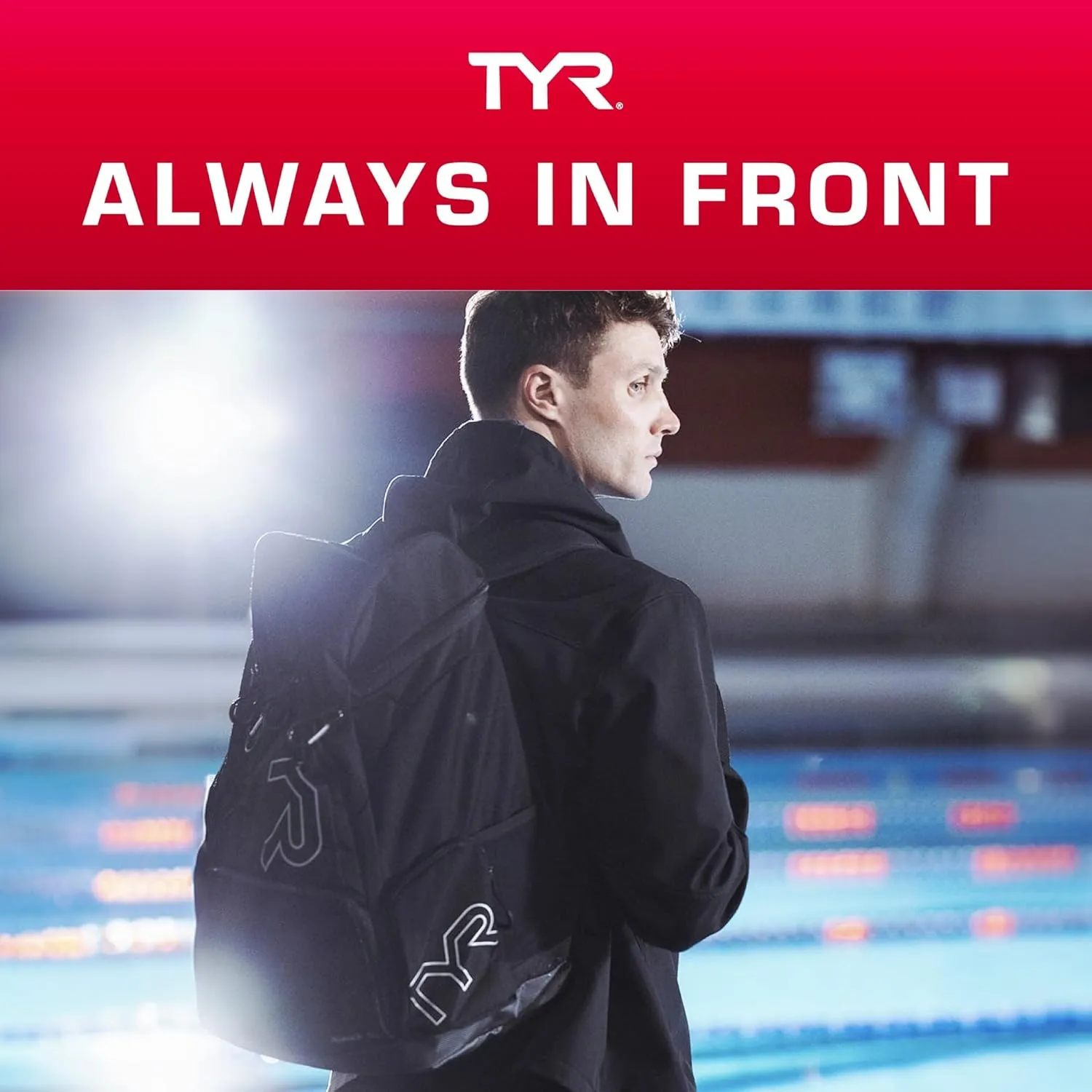 Alliance Backpack, 45L Capacity, Wet and Dry Compartments, Team Colors, White/Black, 45 Liter