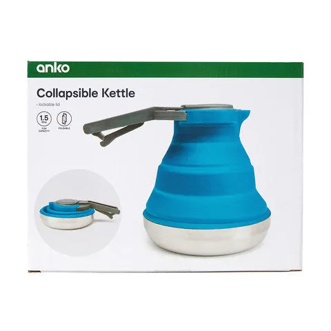 Anko Collapsible Kettle - Blue