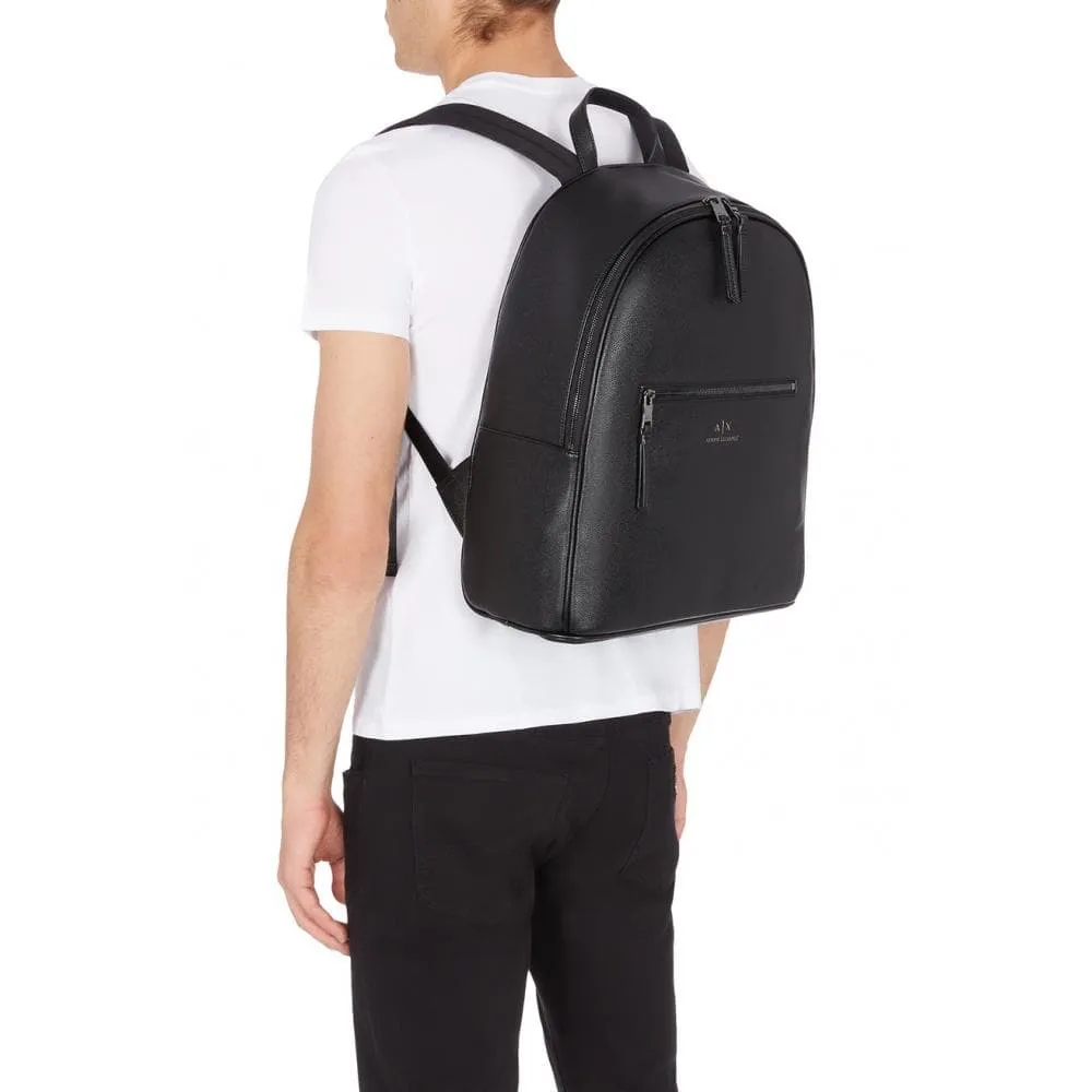 Armani Exchange Matte Faux Leather Mens Backpack