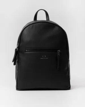 Armani Exchange Matte Faux Leather Mens Backpack