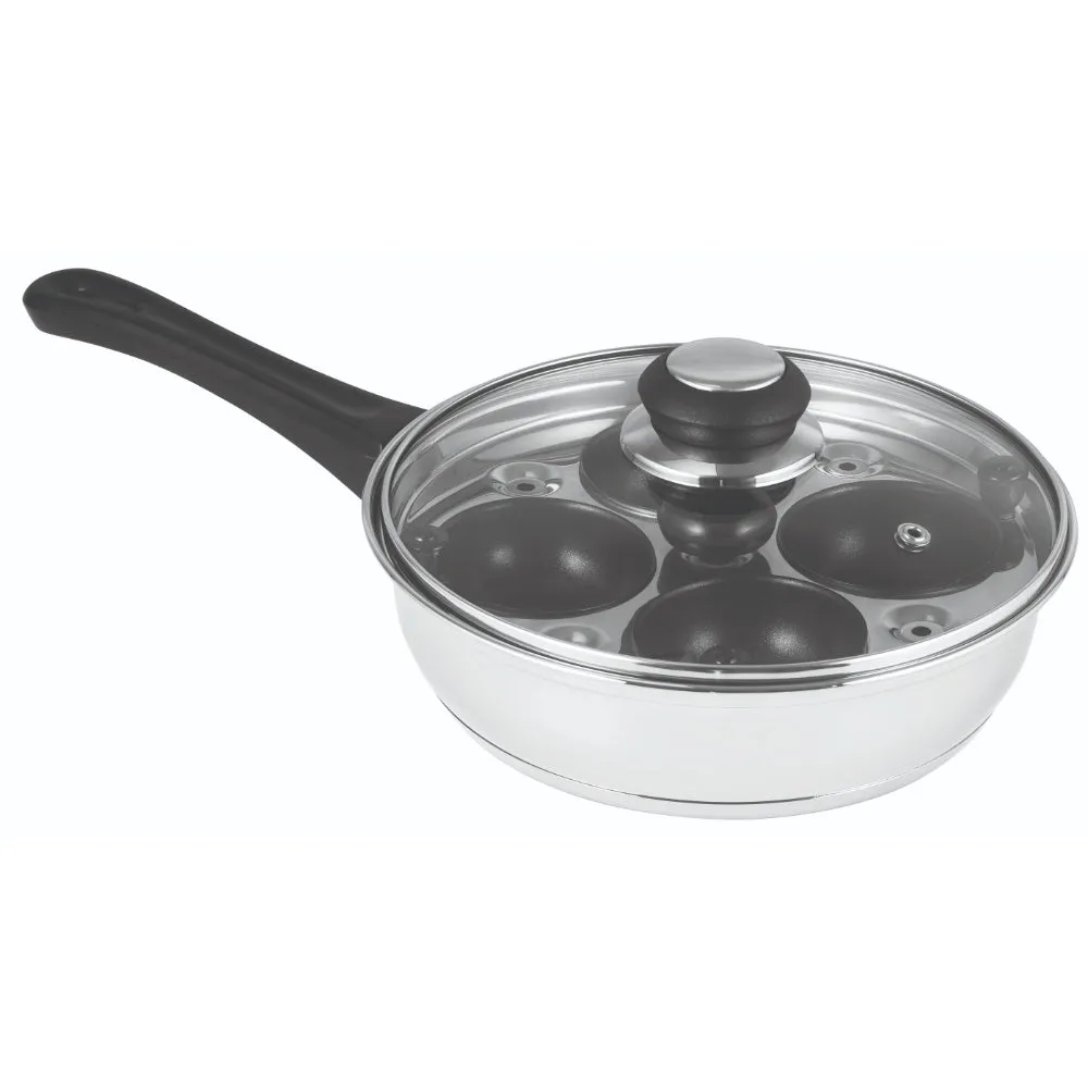 Avanti 4 Egg Poacher with Non Stick Cups 20cm