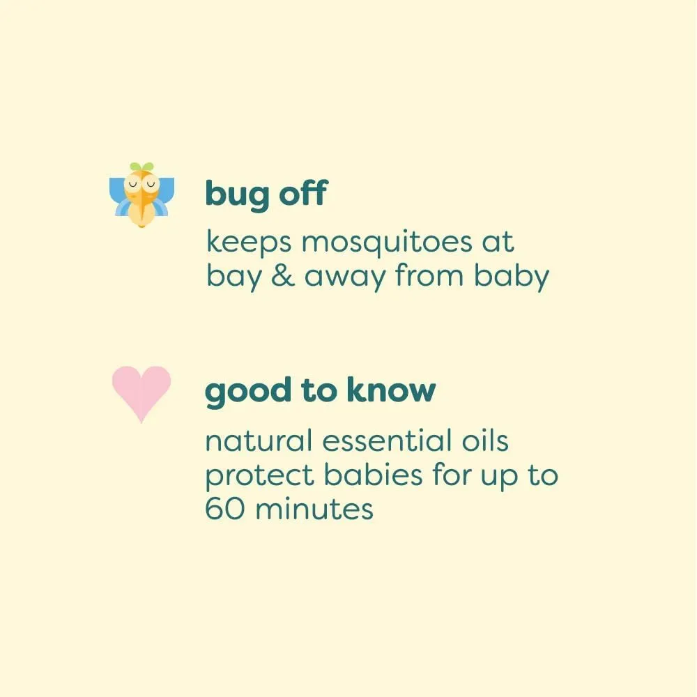 Babyganics Mosquito Repellent Lotion, Made with Plant and Essential Oils, Non-Greasy, 4oz (Pack of 2)
