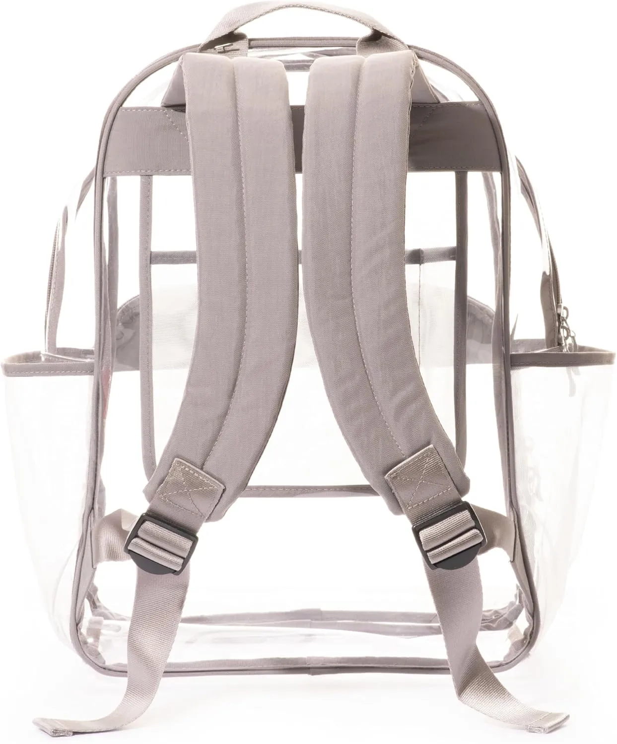 Baggallini Clear Backpack - Lightweight Large 11.5x 15.5x 6 Inch Clear Bag