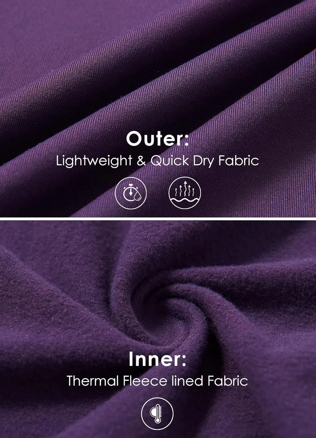 baleaf Women's Thermal Cycling Jersey Long Sleeve Winter 4 Pockets Bike Fleece Jackets Windproof Reflevtive Cold Weather