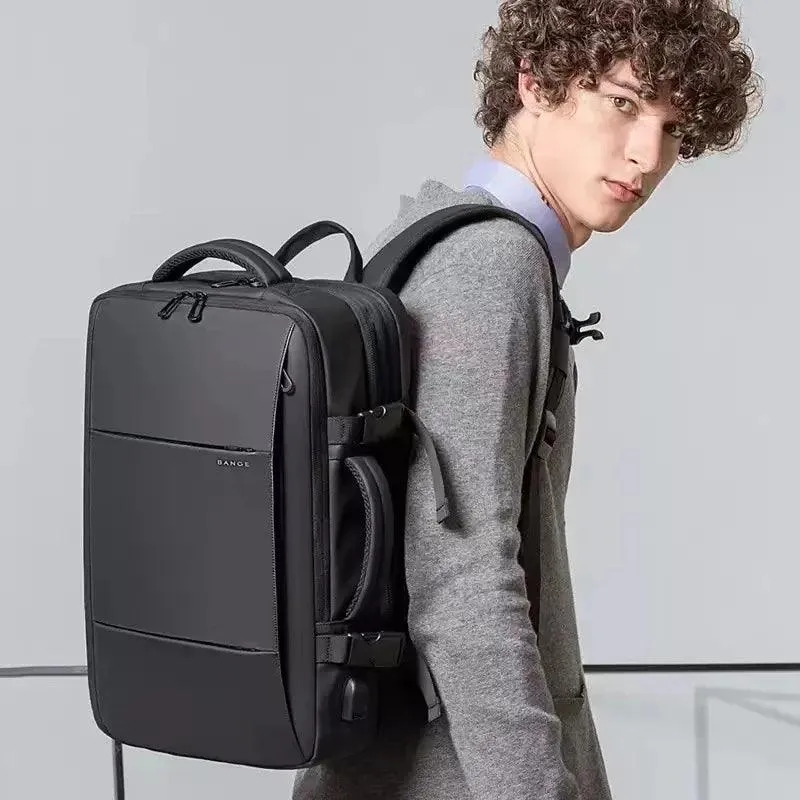 BANGE Large Travel Backpack Expandable 22L-37L for 17.3-inch Laptop