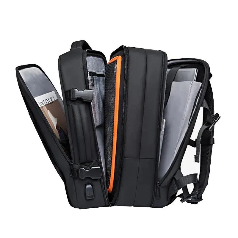 BANGE Large Travel Backpack Expandable 26L-45L for 17.3-inch Laptop
