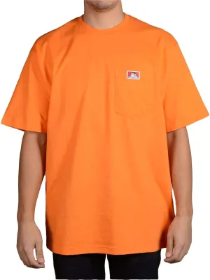 Ben Davis Men's Classic Label Short Sleeve Heavy Duty T-Shirt