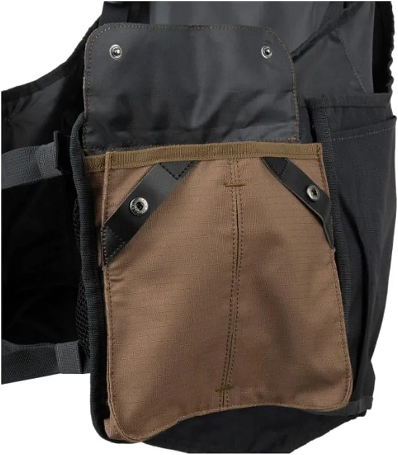 Beretta Men's Outlander Durable Water-Resistant Front-Load Capable Upland Hunting Strap Vest with Game Bag & Waterbag Holder